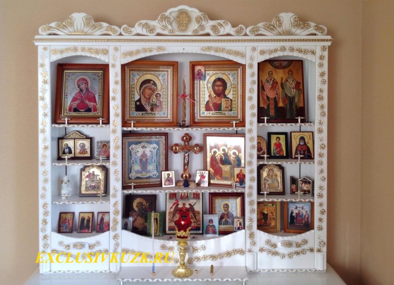 Старообрядческий домашний иконостас