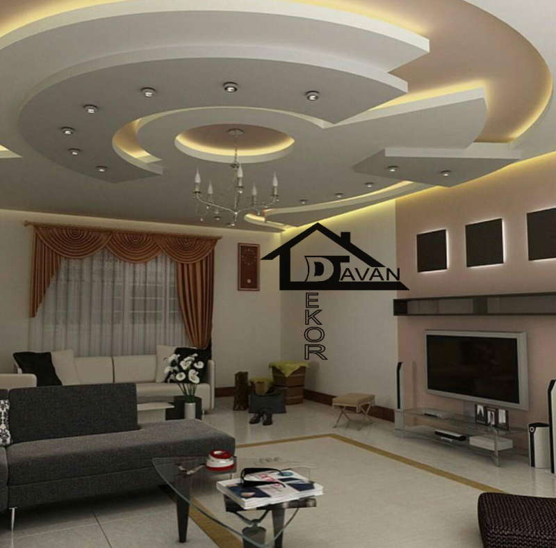 Современные потолки из гипсокартона