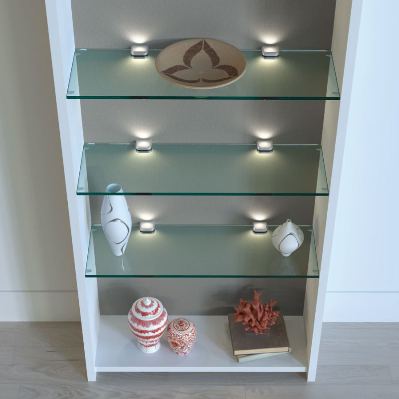 Светодиодный светильник Zeta GLASSLINE для подсветки стеклянных полок