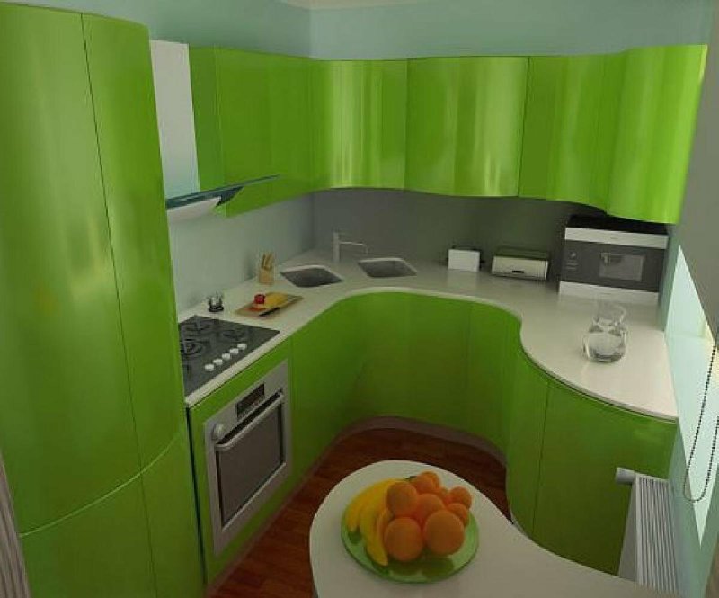 Кухня 6м2 угловая планировка хрущевка
