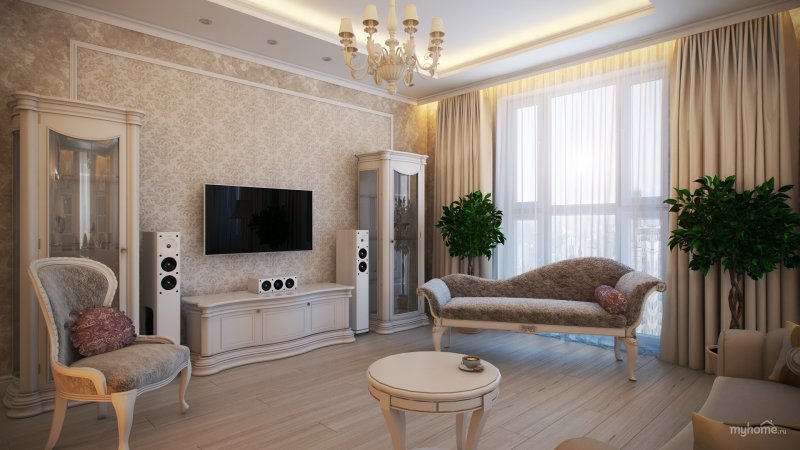 Квартира в современном классическом стиле