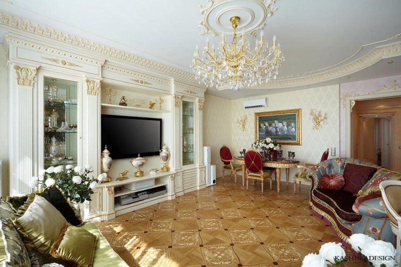 Классический интерьер гостиной