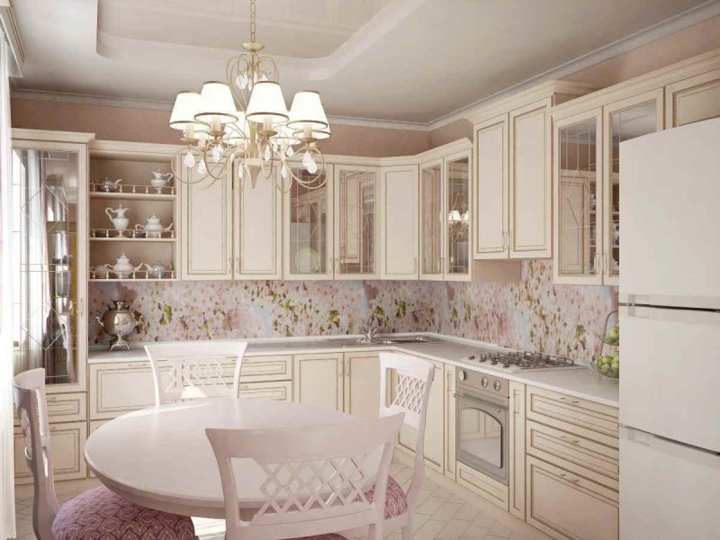 Кухня Прованс беж