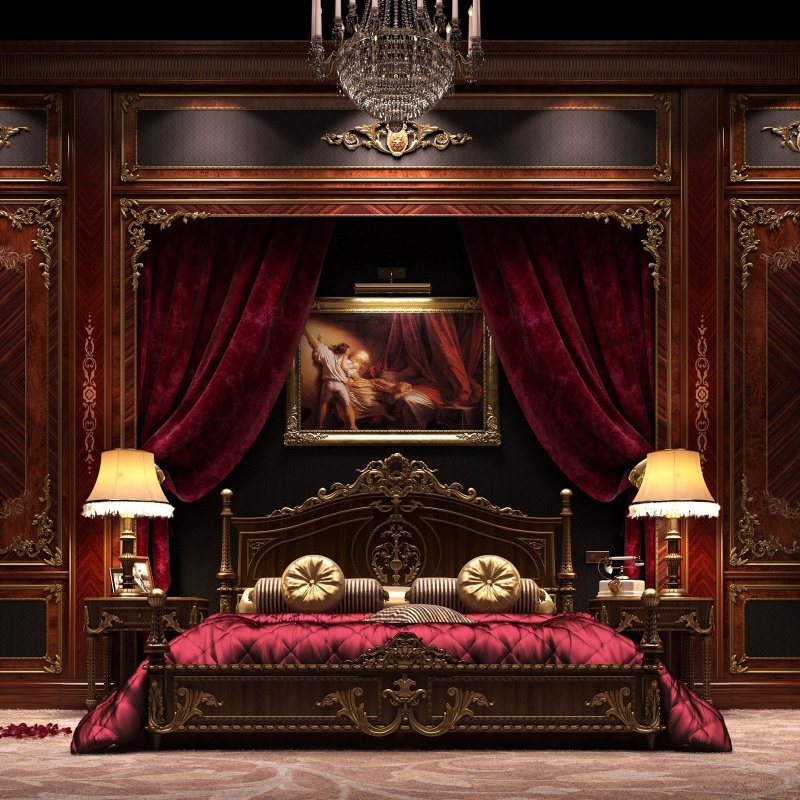 Luxury Mansion Interior спальни