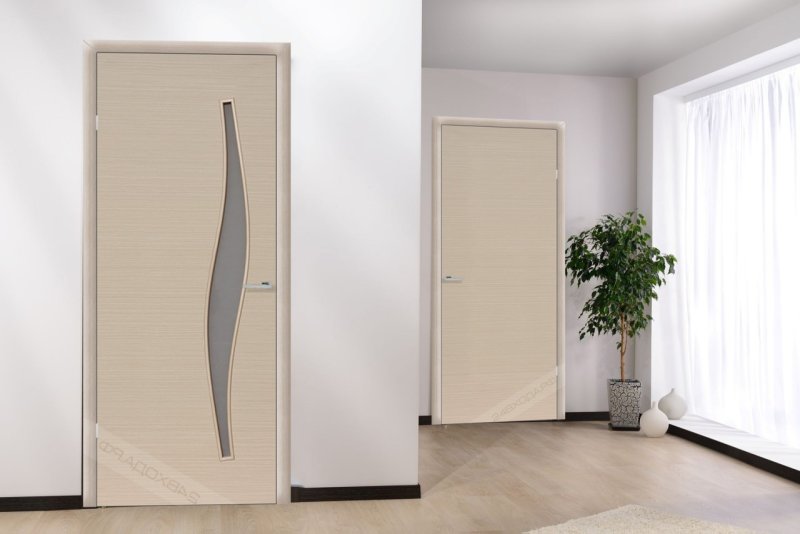 Перфекта (полотно глухое), клен серебристый 2000х800 Belwooddoors