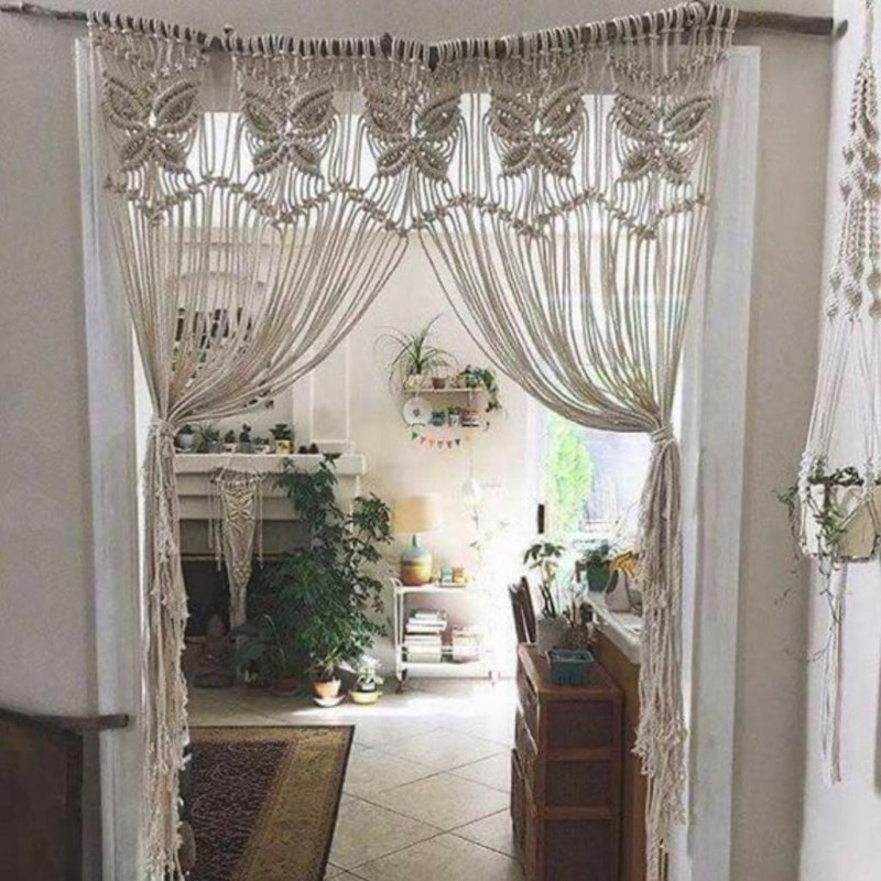 Занавески на кухню в стиле Кантри