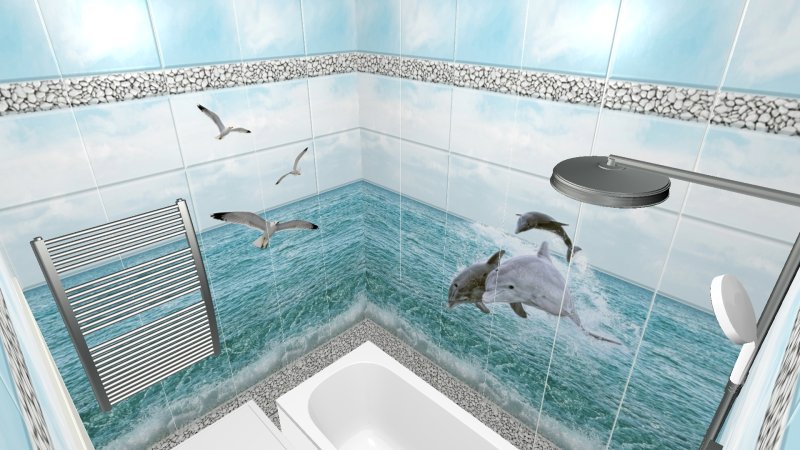 Керамическая плитка лазурь Beryoza Ceramica