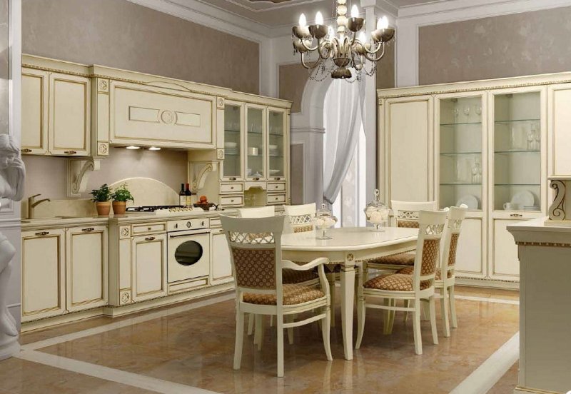 Кухня в венецианском стиле (58 фото)