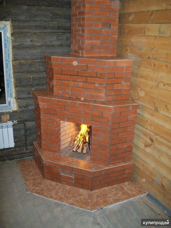 Камины из кирпича для дома дровяные