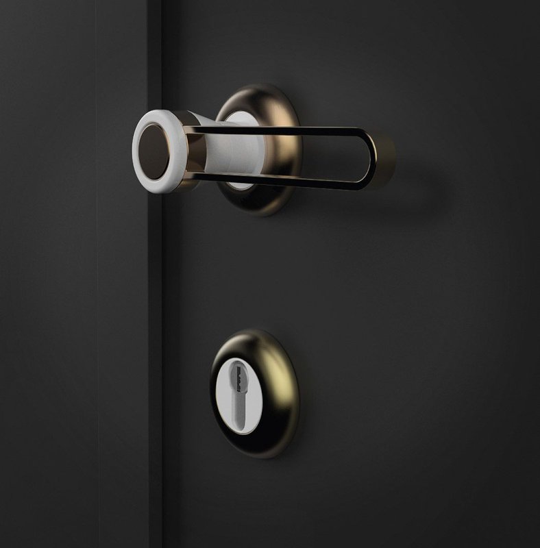 Ручка дверная Brass Door Handle 110/200