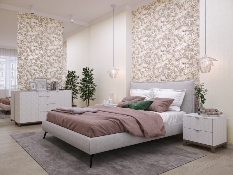 Обои палитра pl71174-65 в интерьере