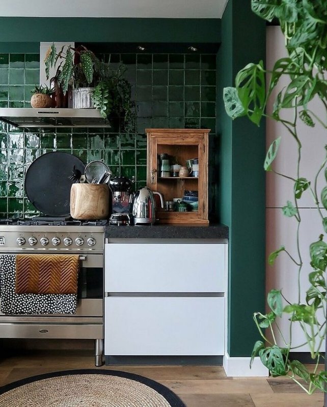 Ikea Изумрудная кухня