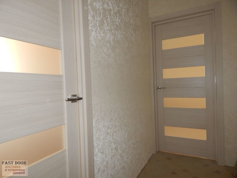 Межкомнатные двери vetro Bianco