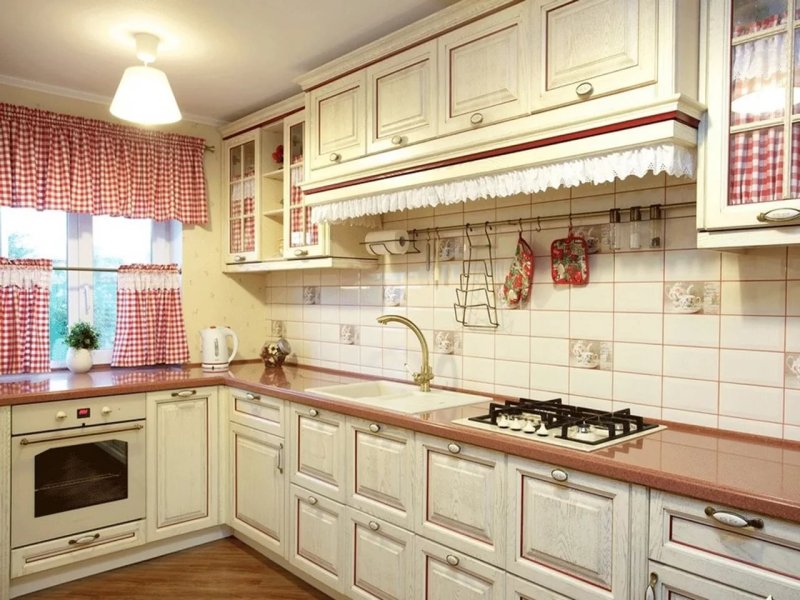 Плитка в стиле ретро на кухню