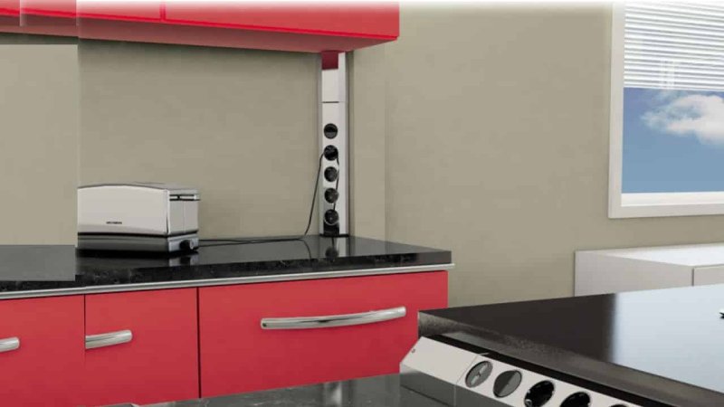 Накладной блок розеток Bachmann 4x220 Schuko