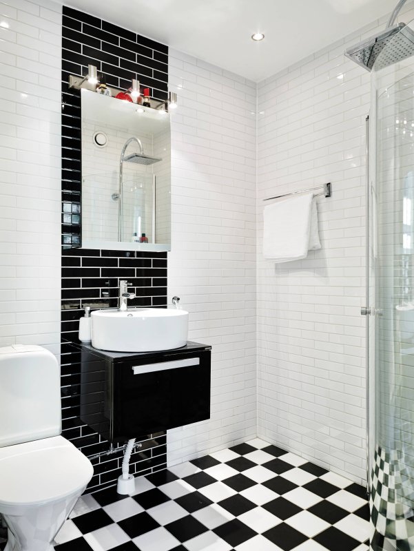 Ibero Black & White Decor Triangle Black 500х200