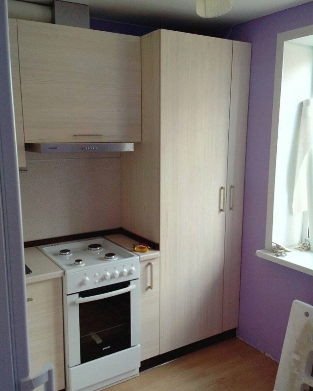 Кухня икеа с газовым котлом