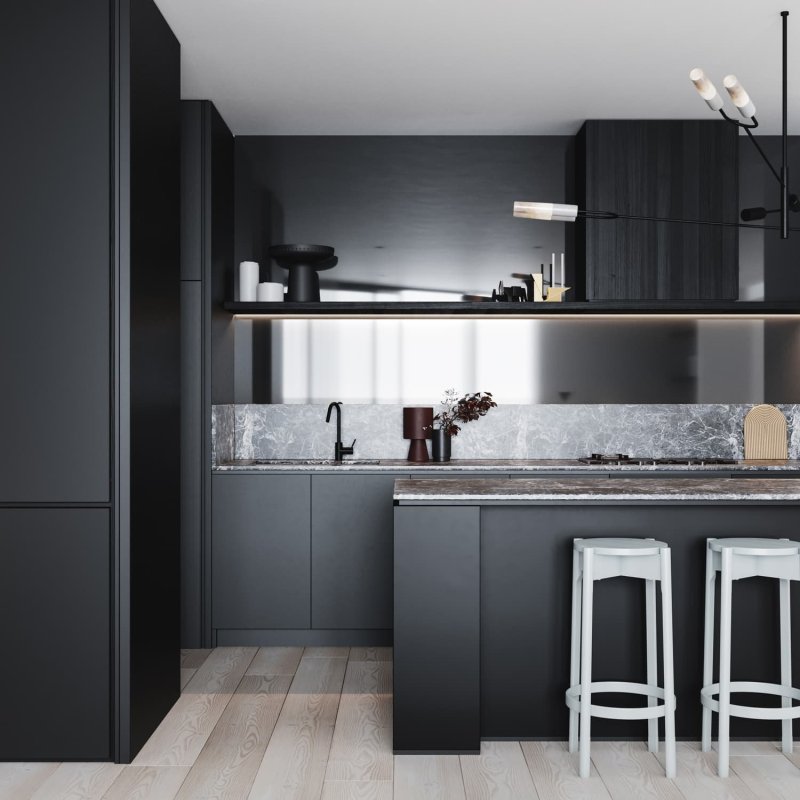 Кухня Metallic Anthracite