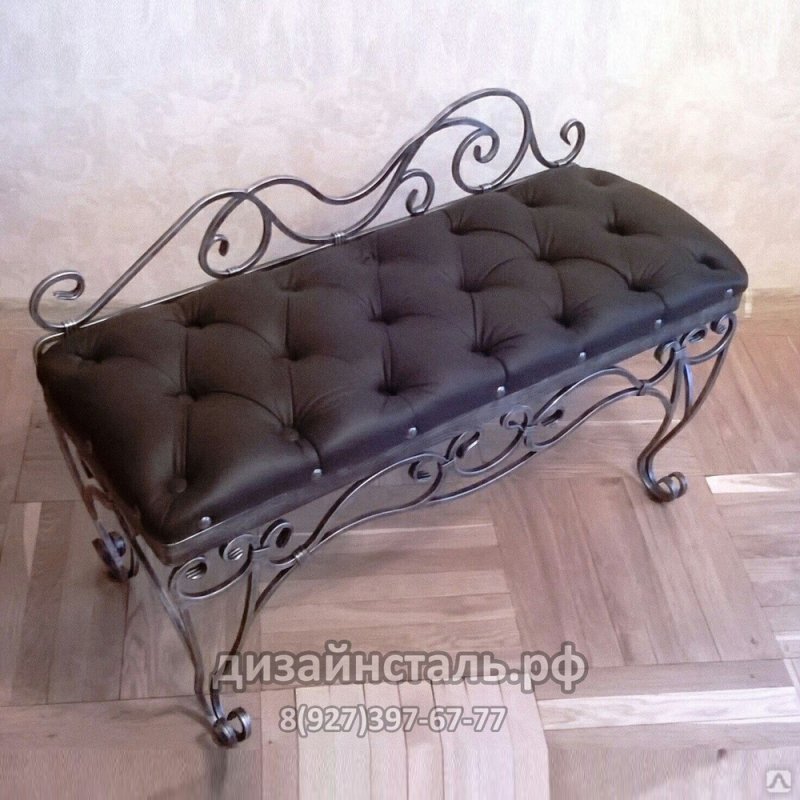 Кованый пуфик