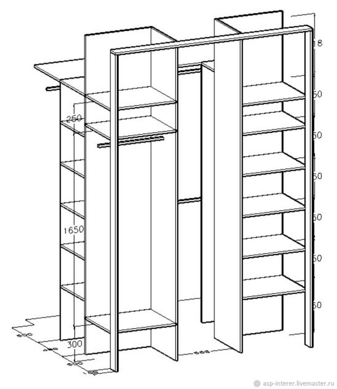 Шкаф купе ширина 3м40