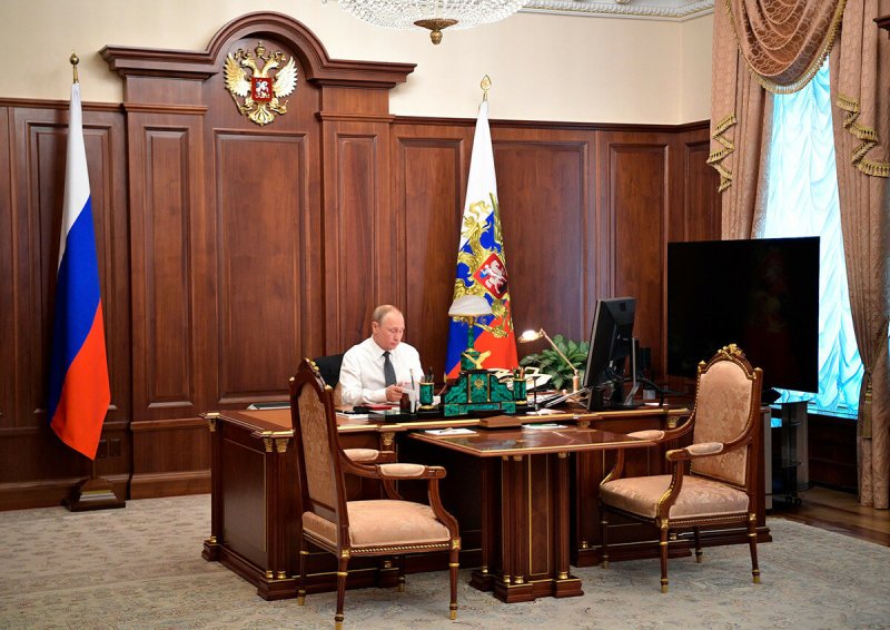 Кремль кабинет президента Российской Федерации в в Путина