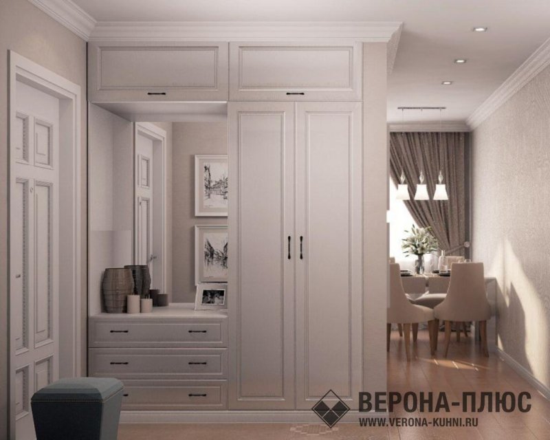 Шкаф в прихожую Неоклассика