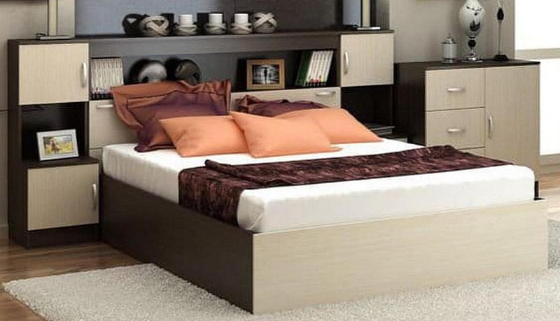 Изголовье с полочками la Redoute