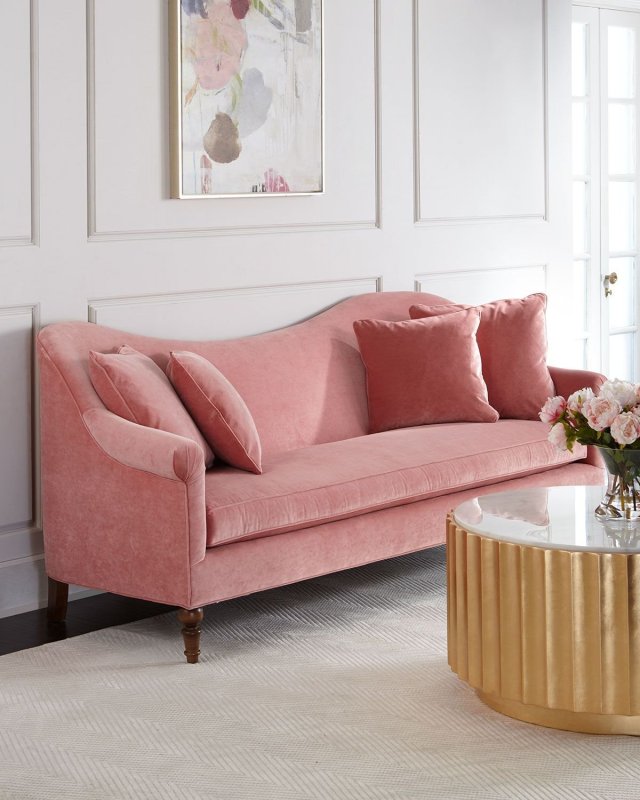 Диван Поли Velvet Pink