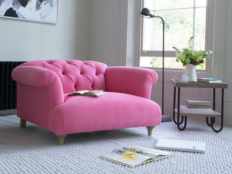Кушетка Diva (MYFURNISH) красный 79x69x145 см