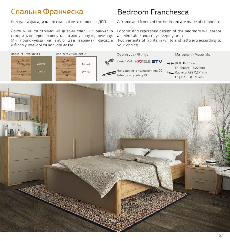 Классическая кровать с заклёпками