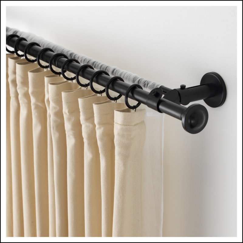Карниз двухрядный ikea ХУГАД / РЭККА 093.261.98 / 493.262.24