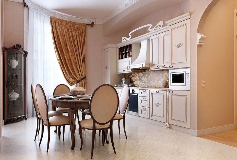 Анжелика Прудникова кухни Неоклассика