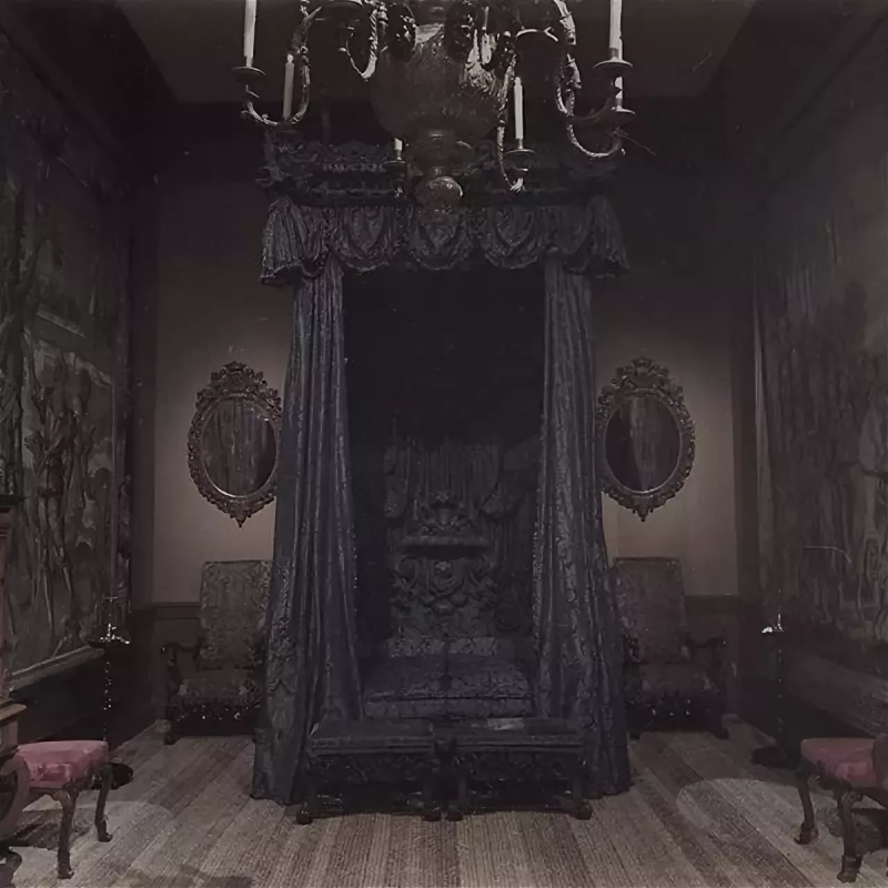 Будуар Викторианская Готика интерьер