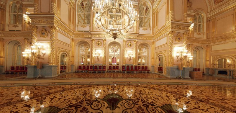 Большой Кремлёвский дворец Московский Кремль Георгиевский зал