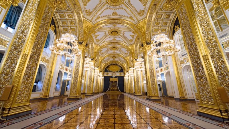 Андреевский зал кремлевского дворца