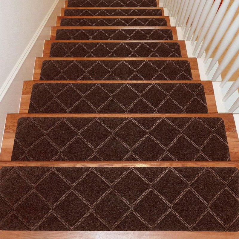 Накладки на ступени 25х75 см. DRS 0618с (Stair mat Coin) (20 шт в упак) Cleanwill