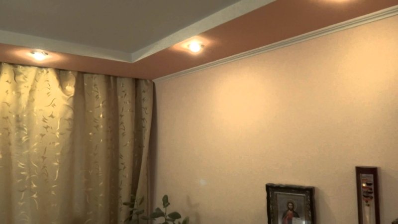 Потолок из гипсокартона в хрущевке