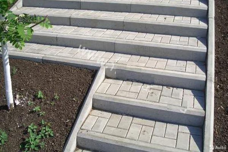 Ступеньки с тротуарной плитки