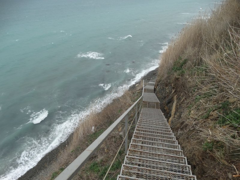 Спуск к морю в Анапе