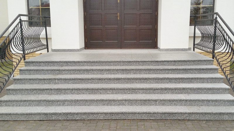 Каменногорский гранит крыльцо