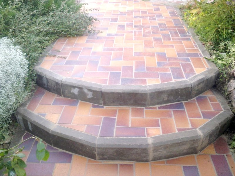 Ступени из тротуарной плитки