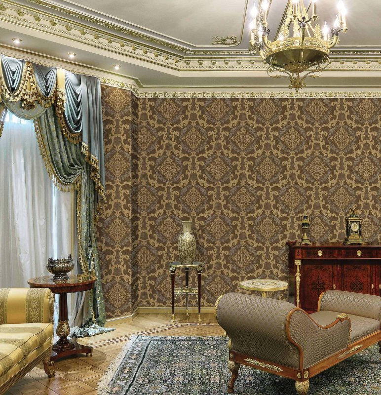 Дамасский орнамент в интерьере