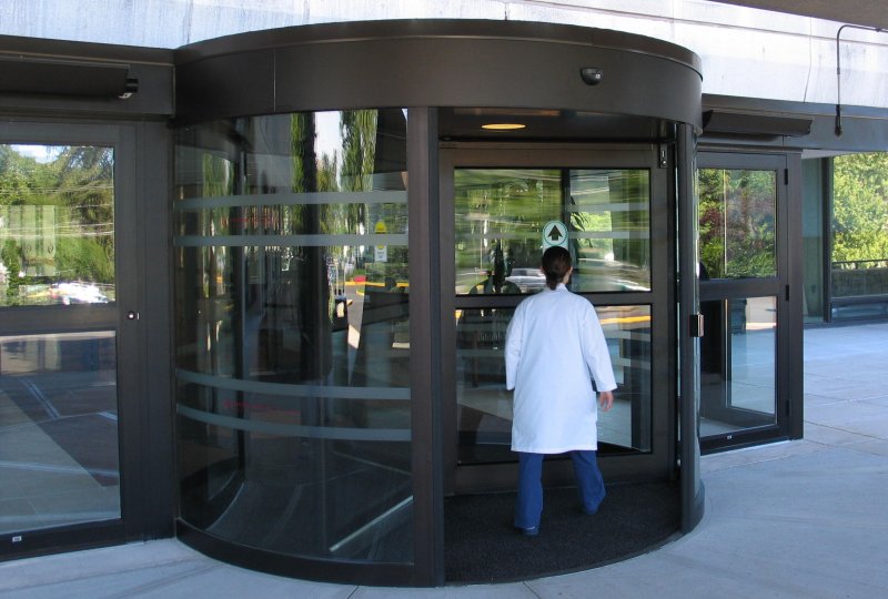 Automatic revolving Door
