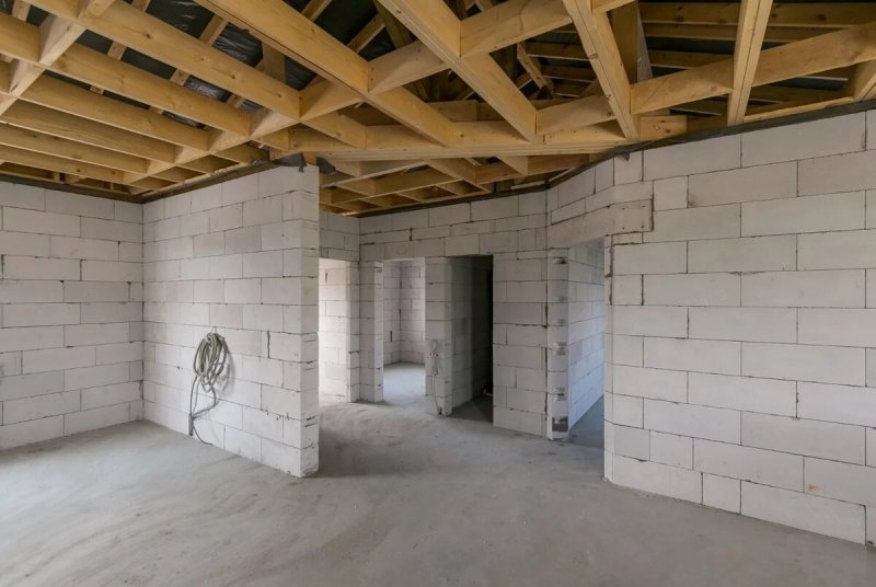 Перегородки в доме из газобетона