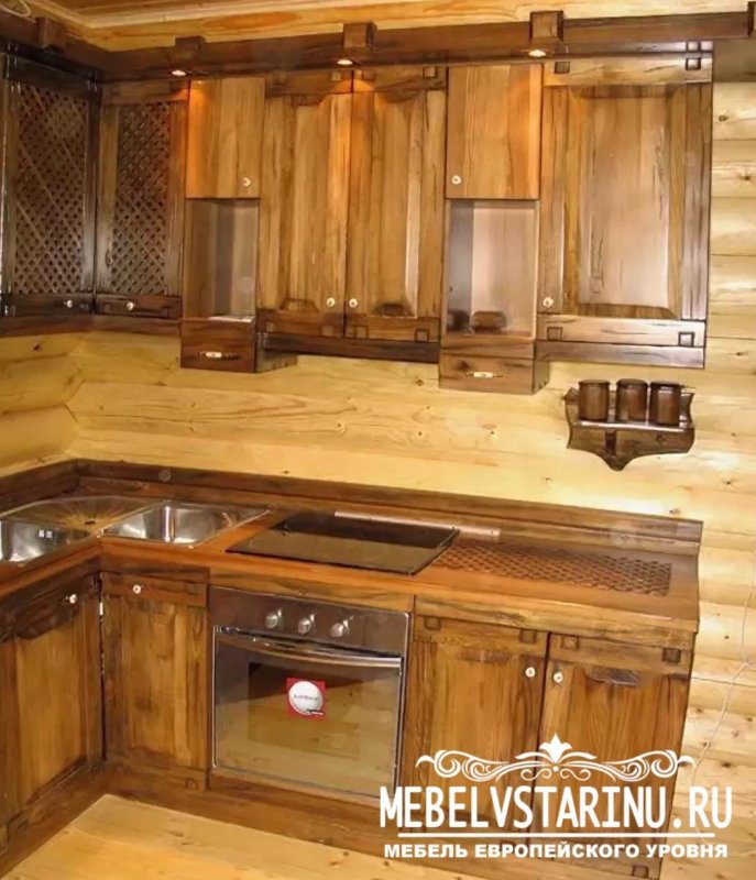 Кухонные гарнитуры из дерева
