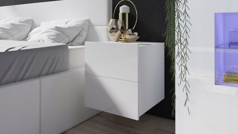 Тумбы: навесная прикроватная тумба Bedside Акация
