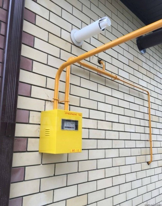 Газовая труба в доме