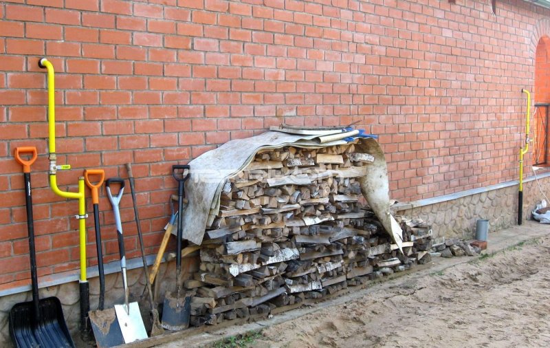 Подвод газа к дому
