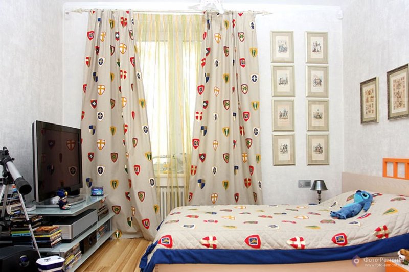 Красивые шторы в детскую