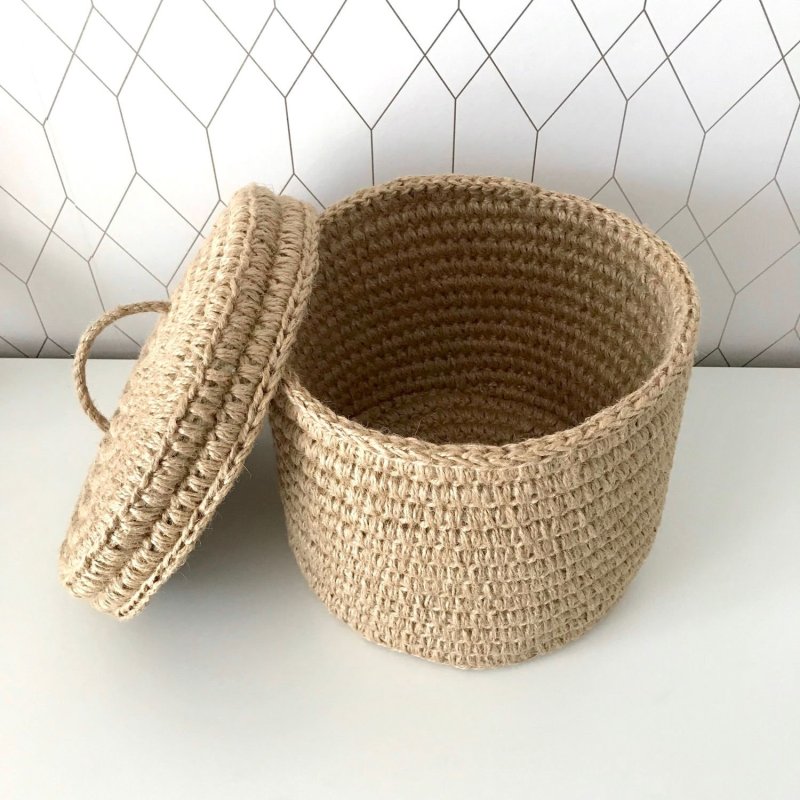 Корзина из джута икеа